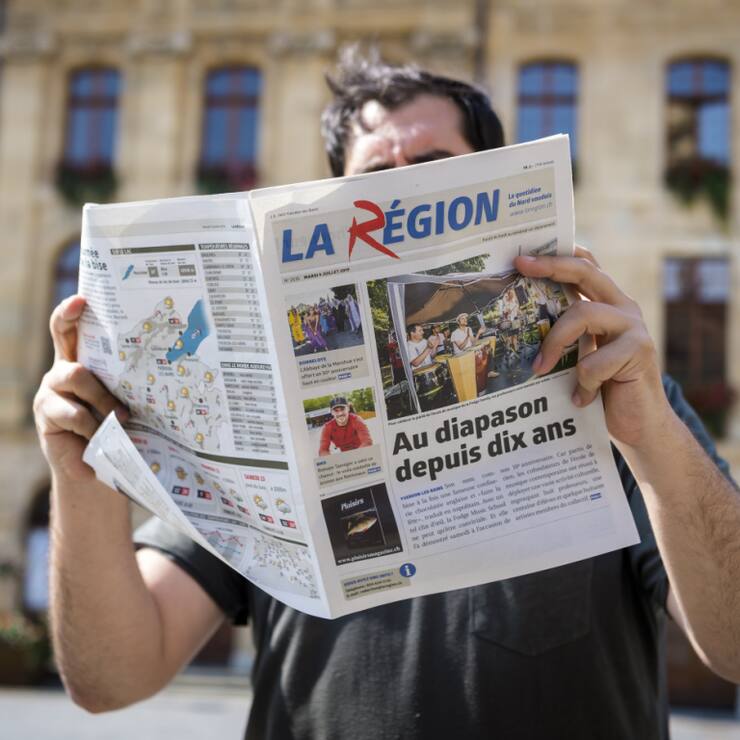 Le quotidien "La Region" est surrendetté et a annoncé le licenciement de l'ensemble de ses collaborateurs. (Archives)