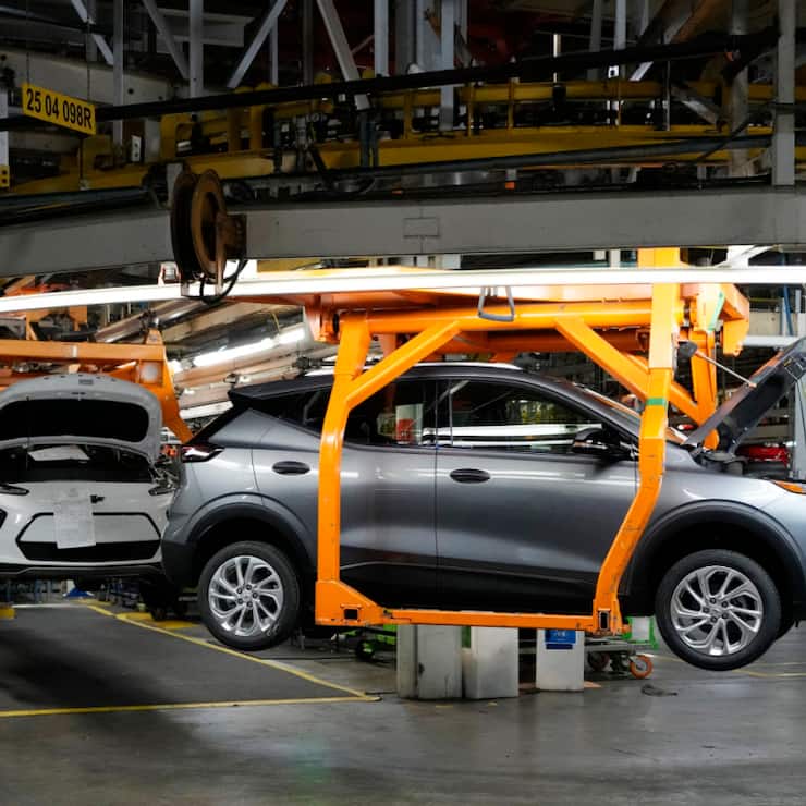 General Motors a estimé l'impact net des droits de douane sur ce trimestre à 1,1 milliard de dollars et confirmé un impact brut autour de 4 à 5 milliards de dollars pour l'ensemble de l'année. (archives)