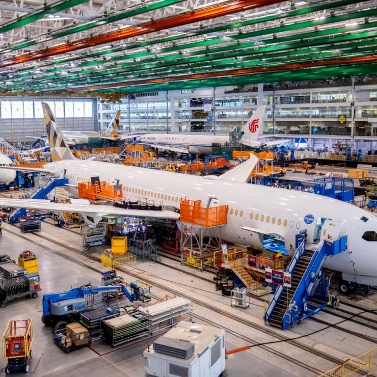 Entre avril et juin, Boeing a réalisé un chiffre d'affaires de 22,75 milliards de dollars, 35% de plus que lors de la même période de l'année précédente. (archives)