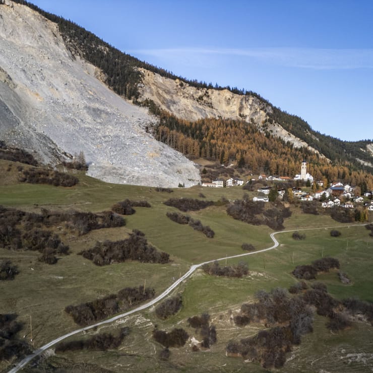 Vingt-cinq ménages veulent quitter le village menacé de Brienz (Archives).