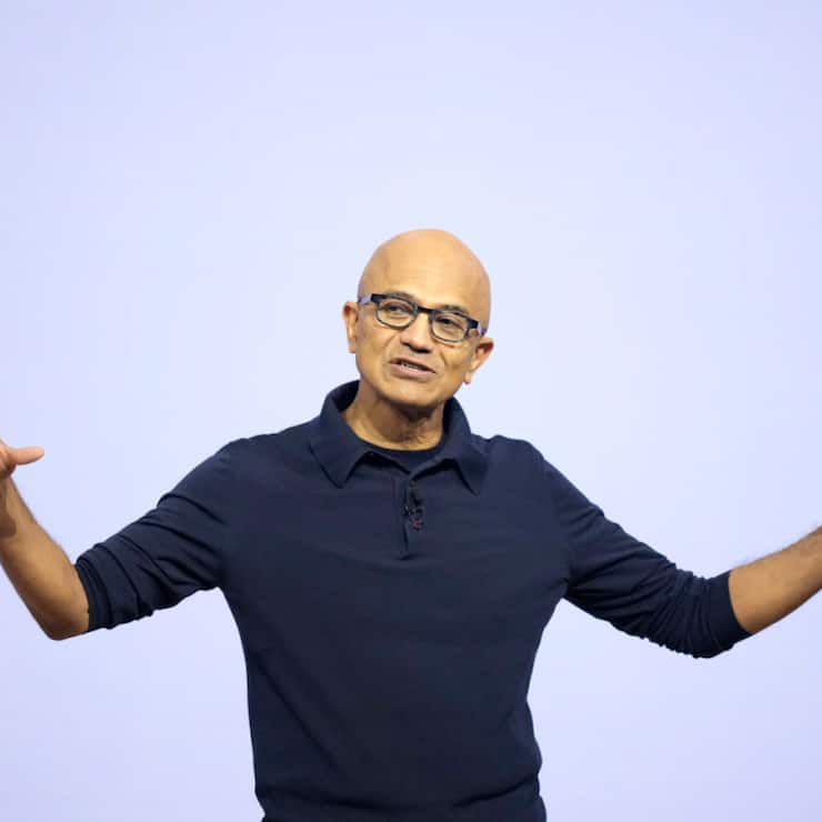 Le CEO de Microsoft Satya Nadella.