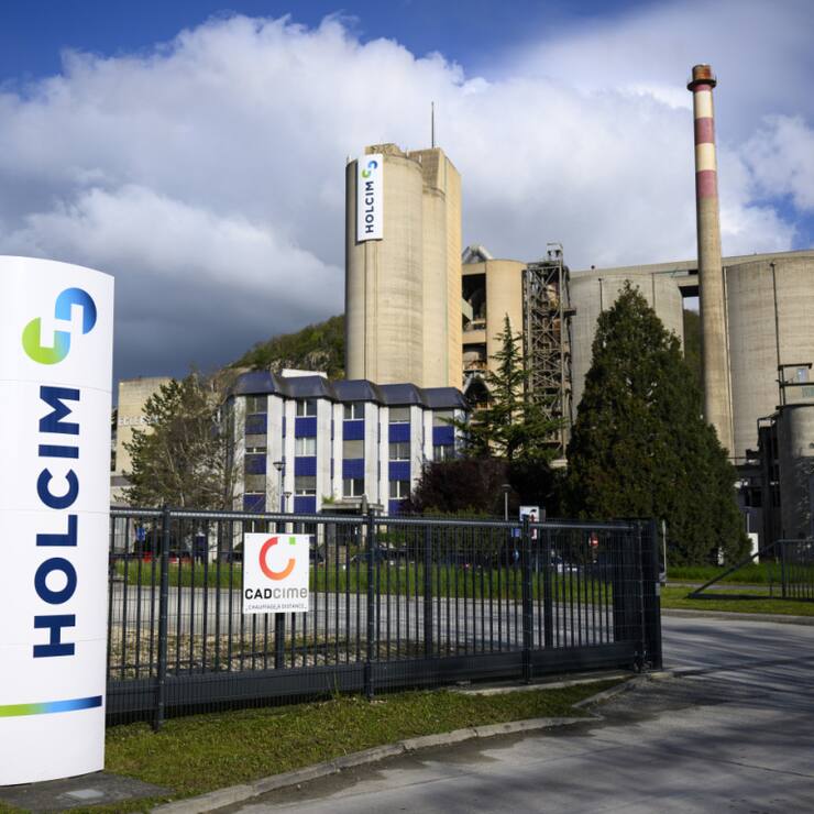 Pour l'année en cours, Holcim table sur une croissance du chiffre d'affaires entre 3% et 5% hors effets des devises. (archive)