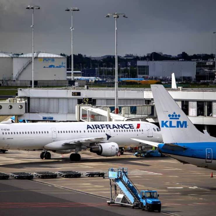 Au total, le groupe aérien franco-néerlandais a transporté 27,3 millions de passagers sur la période, soit 5,9% de plus qu'au printemps de l'année précédente. (archive)