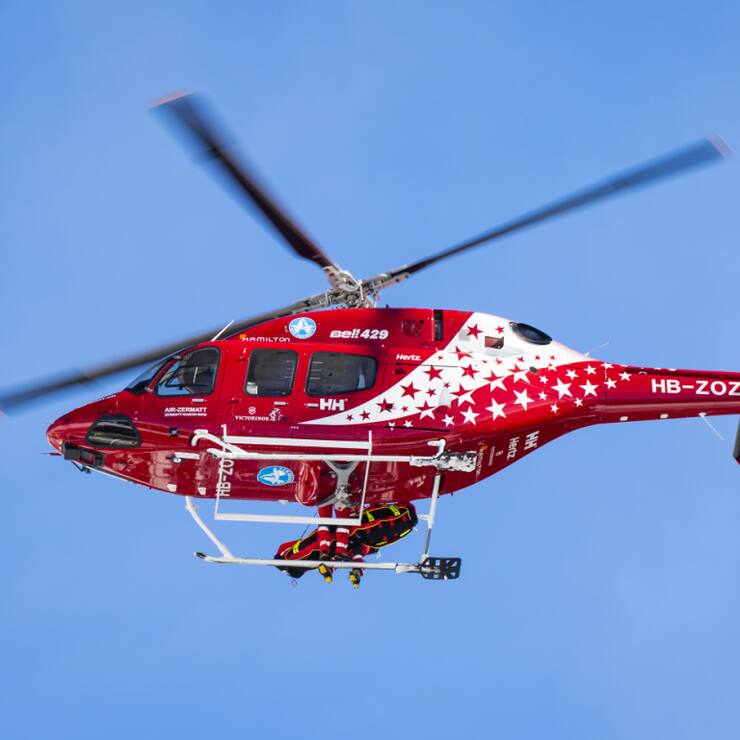 Beat Perren avait créé Air Zermatt en 1968 (archives).