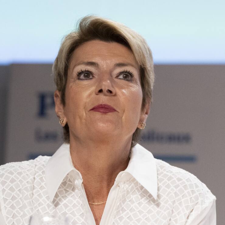 Pas d'accord entre la Suisse et les Etats-Unis sur les droits de douane, a annoncé jeudi soir la présidente de la Confédération Karin Keller-Sutter sur X. (archives)