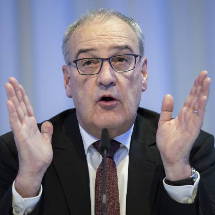 Le conseiller fédéral en charge de l'Economie Guy Parmelin ne désespère pas d'infléchir la position américaine sur les droits de douane.