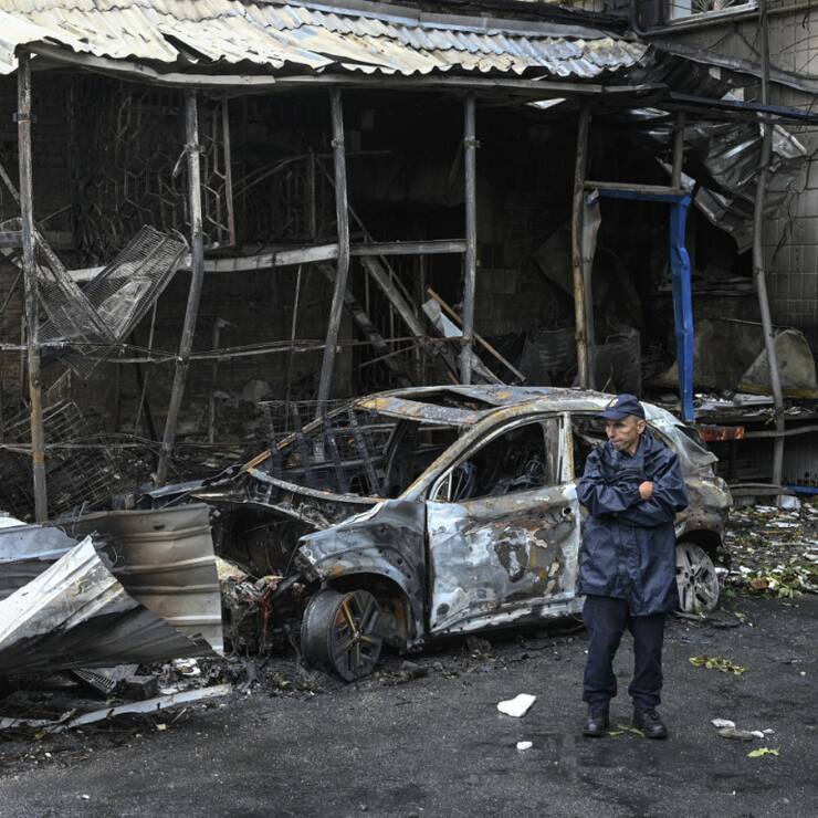 Ces dernières semaines la Russie a multiplié les attaques contre le territoire ukrainien. La capitale Kiev a notamment été touchée le 31 juillet (archives).