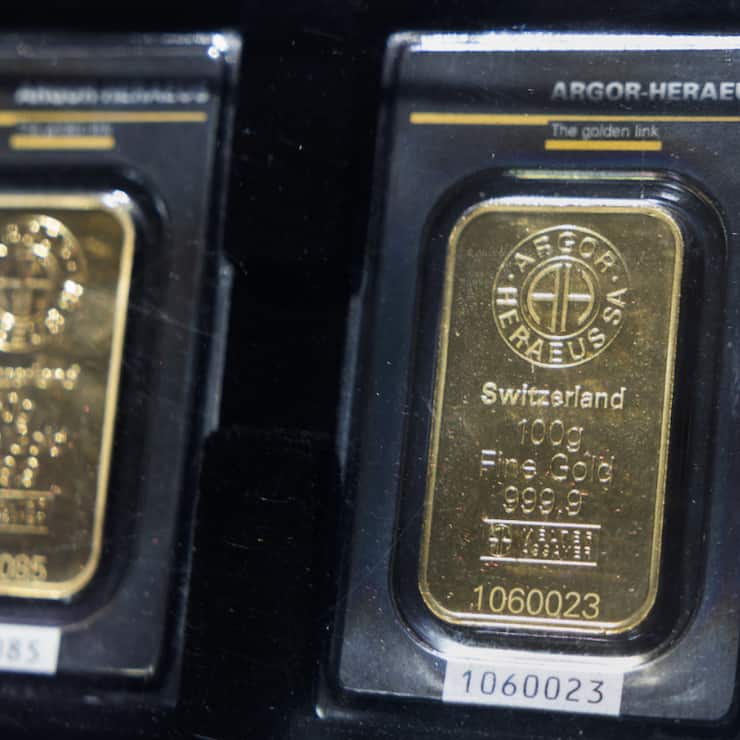 Les lingots d'or transformés en Suisse et envoyés aux Etats-Unis ne seraient pas exemptés de surtaxes (archives).