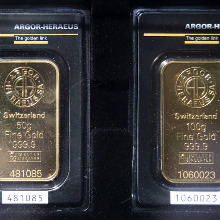 La Suisse est un haut lieu du raffinage de l'or.