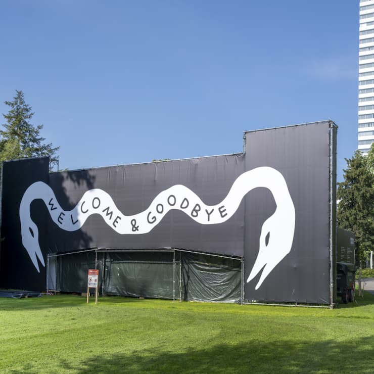 Le train fantôme artistique "Scream Machines" dans le parc du Musée Tinguely à Bâle est prolongé jusqu'au 21 septembre (archives).