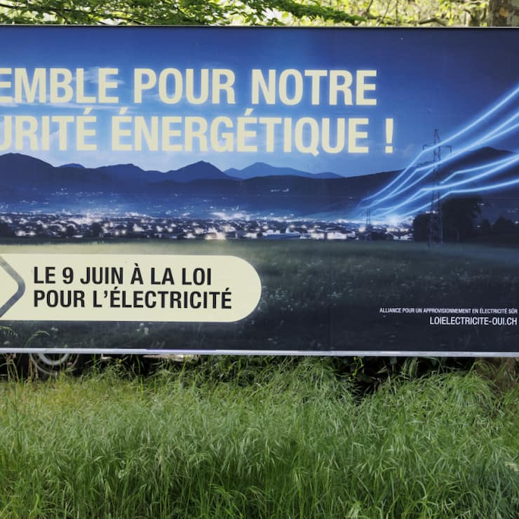 Le peuple suisse a approuvé la loi sur l'électricité le 9 juin 2024 (archives).