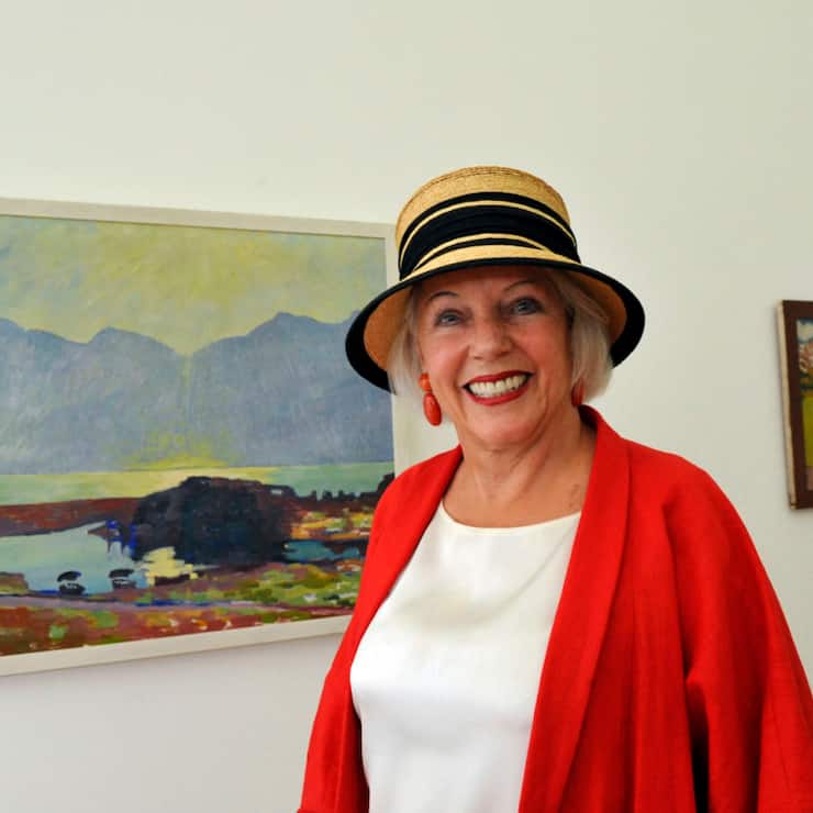 Esther Grether, photographiée le 30 mai 2009, lors de  l'exposition "Giacometti" à la Fondation Beyeler (archives).