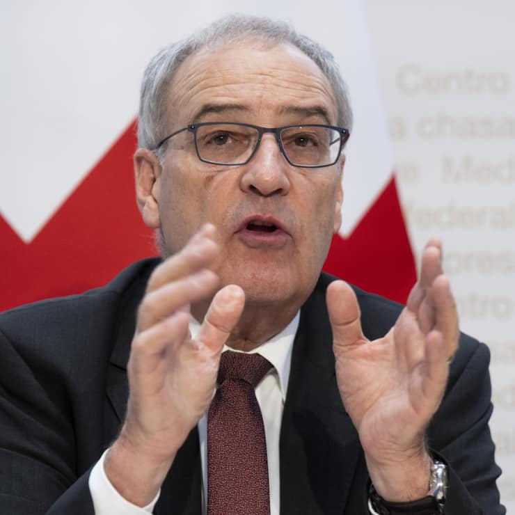 Guy Parmelin s'est rendu à Washington pour discuter des droits de douane américain (archives).