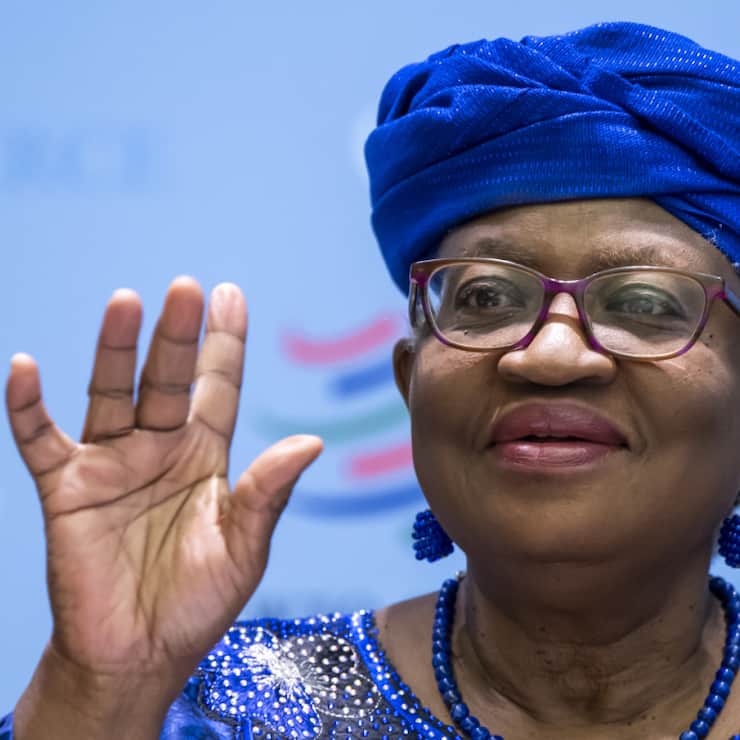 La directrice générale de l'Organisation mondiale du commerce (OMC) Ngozi Okonjo-Iweala a de quoi se réjouir avec l'entrée en vigueur de l'accord sur la pêche dans une période d'augmentation des tarifs douaniers américains (archives).