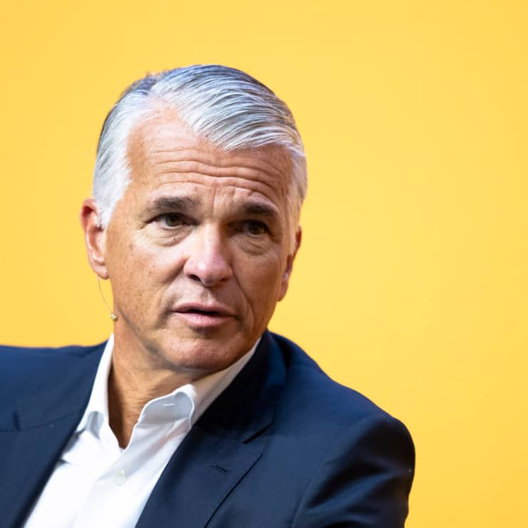 Interrogé par l'agence AWP, UBS n'a ni confirmé ni infirmé l'information, son patron, Sergio Ermotti, considérant qu'il était "résolument prématuré de commenter tout scénario potentiel" (archives).