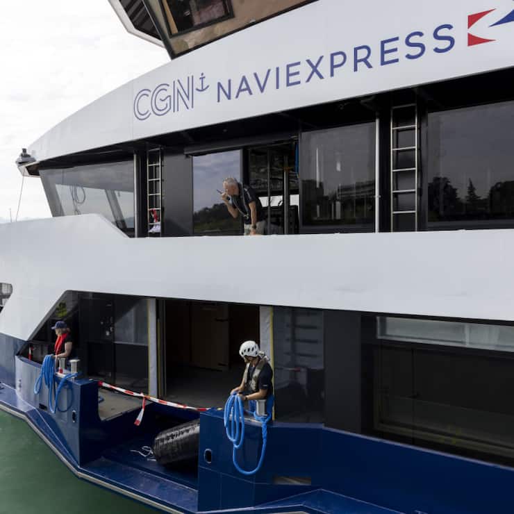 Parmi les projets soutenus figure la mise en service de deux nouveaux NaviExpresse pour la CGN (archives).