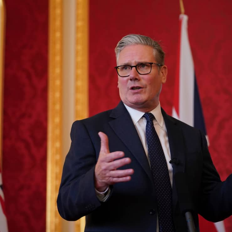 Le niveau élevé du déficit fragilise le Premier ministre britannique Keir Starmer. (archive)