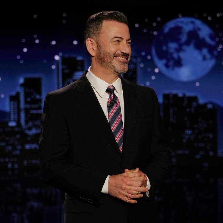 Jimmy Kimmel lors de la reprise son "Jimmy Kimmel Live!" show à Los Angeles, mardi.