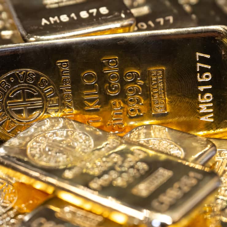 En l'espace de trois ans, le métal jaune s'est apprécié de 130%, dopé par les incertitudes liées aux tensions géopolitiques notamment avec la guerre d'agression menée par la Russie contre l'Ukraine depuis le 24 février 2022 (archives).