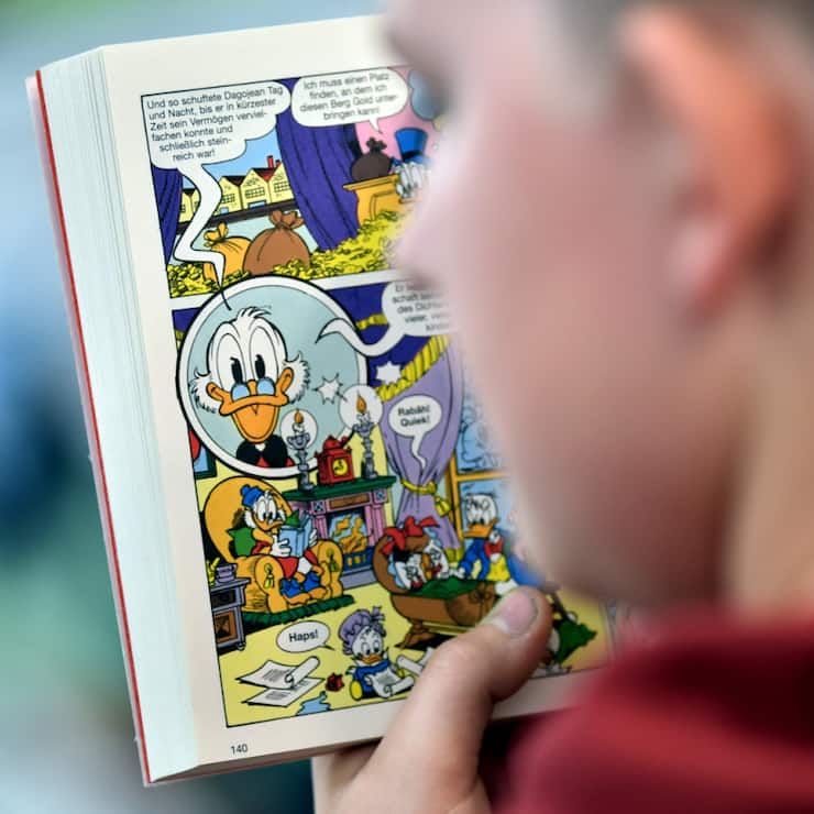 "On aimerait bien que les riches soient plutôt comme Picsou, cupides et colériques mais humains, plutôt que des transhumanistes avec un projet politique", souligne Jul, le scénariste français. (archives)