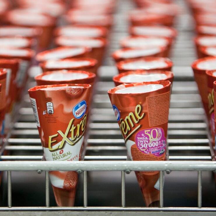 Froneri est une coentreprise dédiée aux glaces (Mövenpick, Extrême, Nuii,...) détenue à moitié par PAI Partners et d'autant par le géant veveysan de l'agroalimentaire Nestlé (archives).