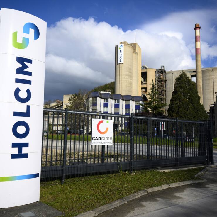 Holcim veut racheter la société Alkern, spécialisée dans le béton préfabriqué. Ici à Eclepens. (KEYSTONE/Laurent Gillieron)