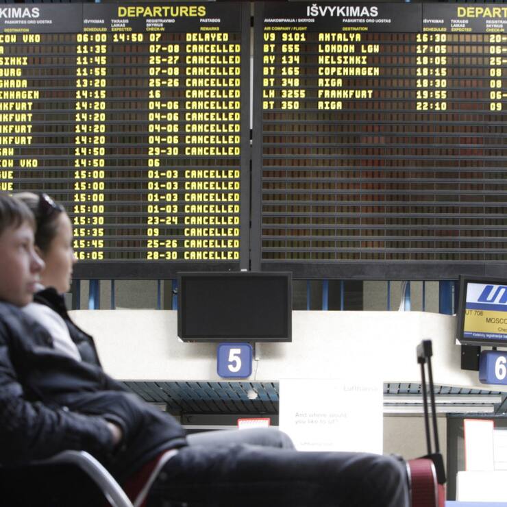 L'aéroport de Vilnius sera fermé jusqu'à 04h30 au moins (archives).