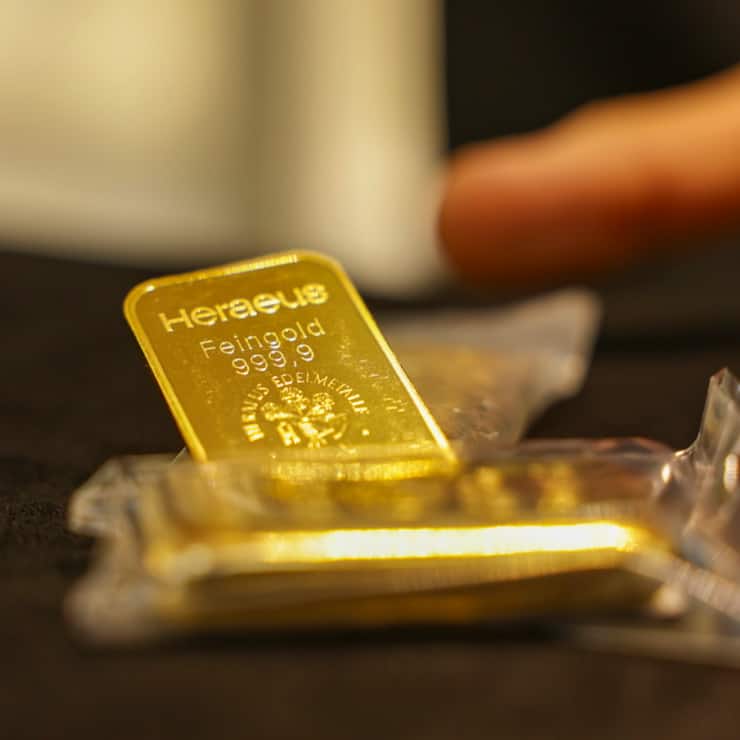 L'or a atteint un sommet historique de 4070 dollars l'once lundi (archives).
