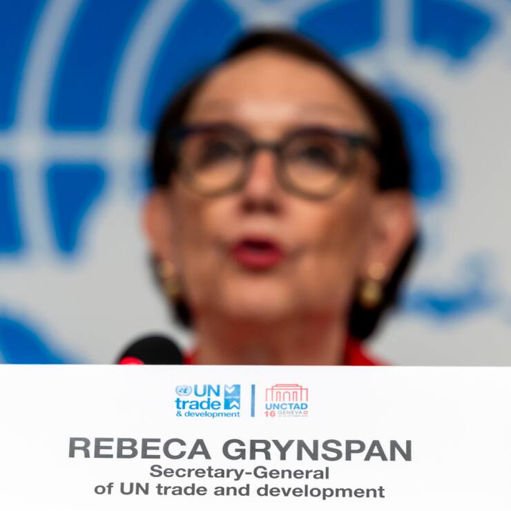 La secrétaire générale d'ONU Commerce et développement (CNUCED) à Genève Rebeca Grynspan sera remplacée pendant sa campagne pour succéder au secrétaire général de l'ONU Antonio Guterres.