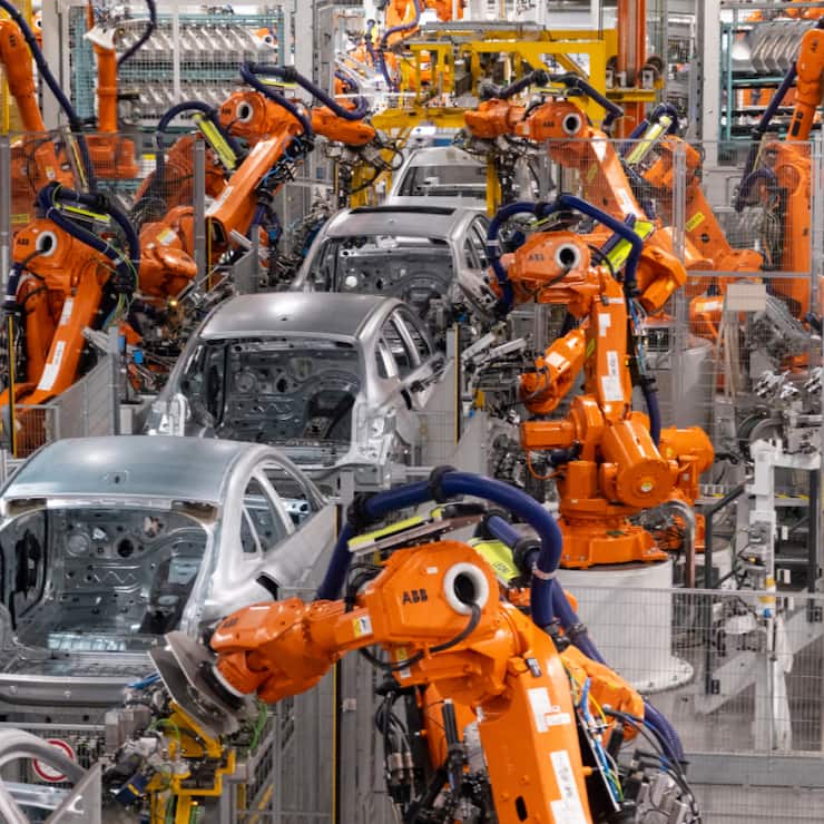 ABB, qui fabrique notamment des robots pour l'industrie automobile, investit aux Etats-Unis (archives).