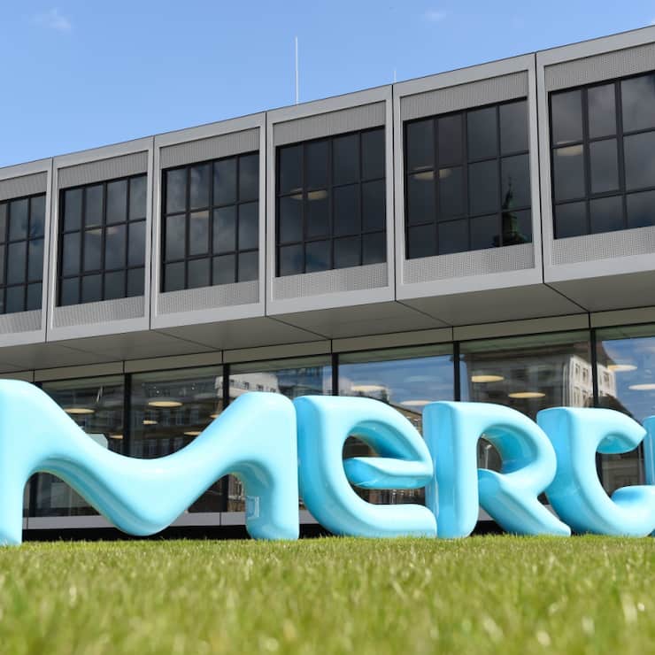 Le laboratoire Merck, basé à Darmstadt, bénéficiera d'exemptions de droits de douane, à condition de nouveaux investissements de production et de recherche aux Etats-Unis (archives).