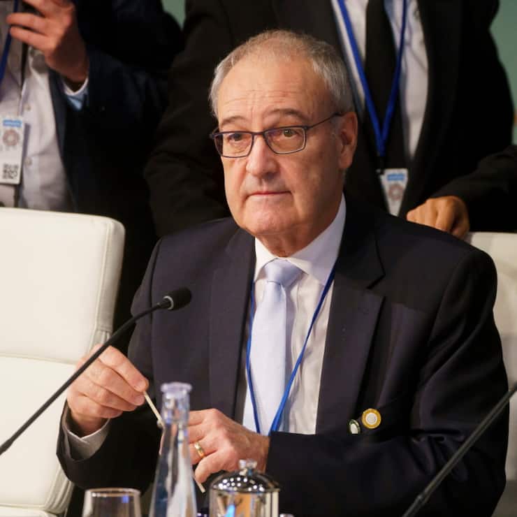 Lors de la réunion d'automne du FMI et de la Banque mondiale à Washington, Guy Parmelin a constaté une ambiance plutôt morose.