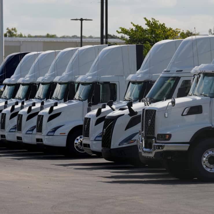 Selon Capital Economics, les Etats-Unis importent 78% de leurs camions du Mexique et 15% du Canada (archives).