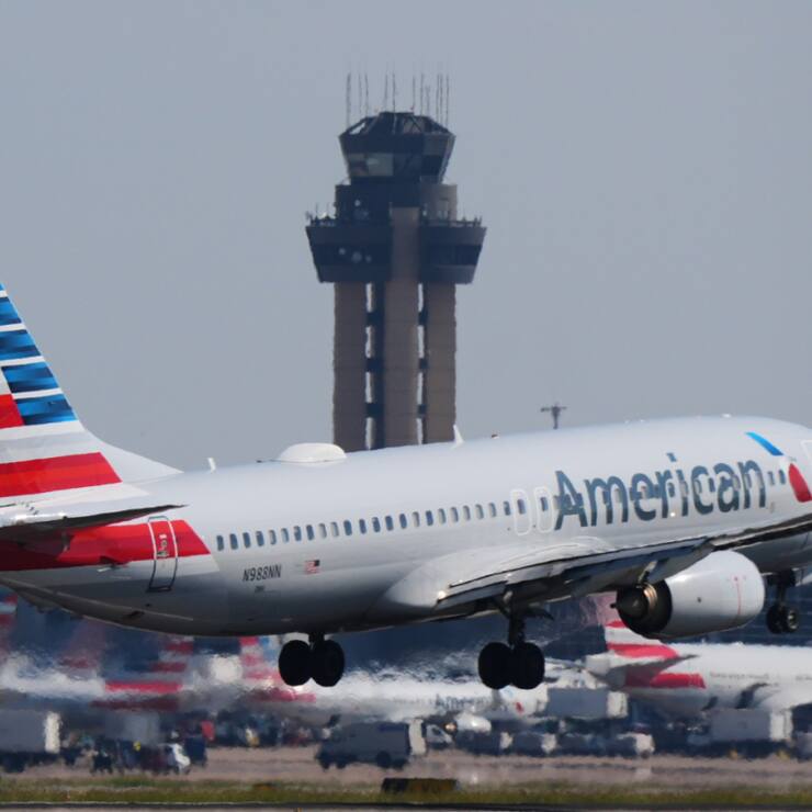 La perte nette d'American Airlines, de 114 millions de dollars, est moins creusée que celle de 149 millions sur la même période de l'année précédente. (archive)