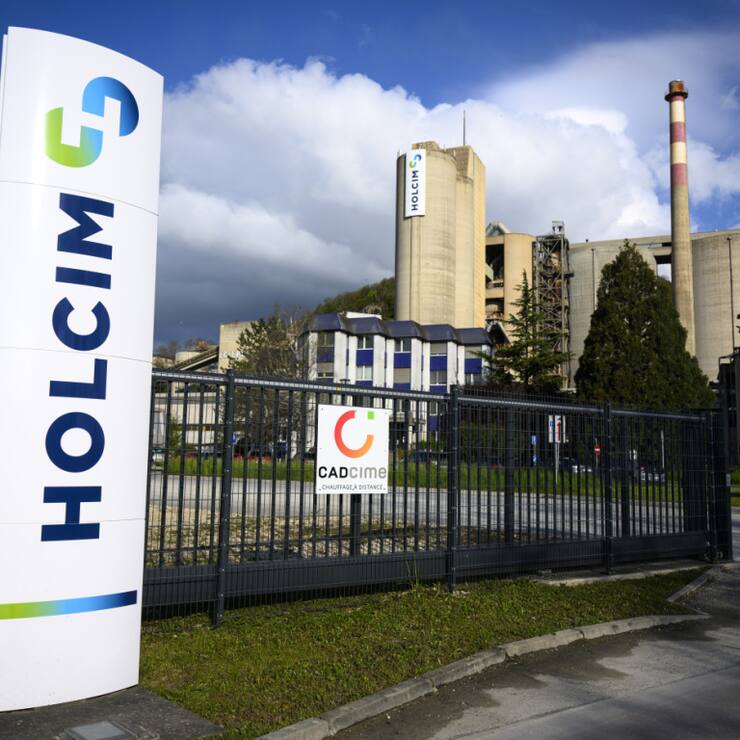 Holcim a vu ses recettes reculer au troisième trimestre. (archive)