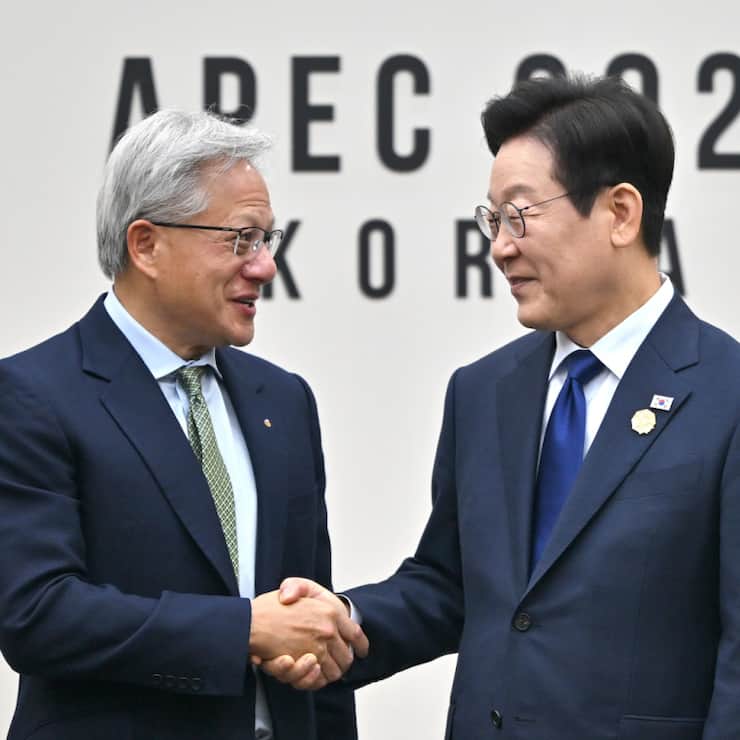 L'accord est intervnu à l'issue d'une rencontre entre le patron de Nvidia Jensen Huang et le président sud-coréen Lee Jae Myung.