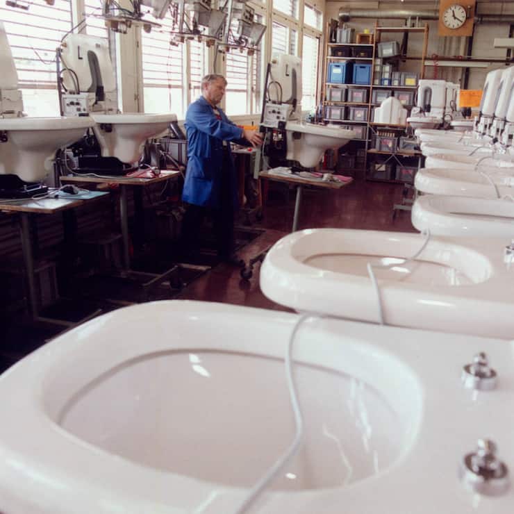 Concernant les droits de douane américains imposés sur les exportations suisses, Geberit estime qu'ils n'ont pas un impact important sur son activité, car le groupe produit essentiellement sur place. (archives)