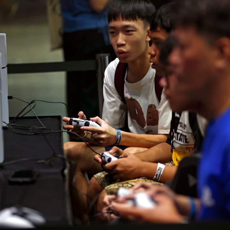 Le géant japonais Sony table sur une légère augmentation des ventes de PlayStation 5, dont il a relevé le prix de vente aux Etats-Unis en août face aux surtaxes douanières américaines. (archives)