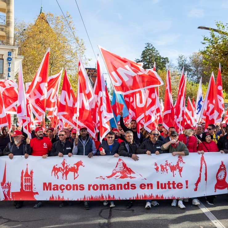 Les négociations ont donné lieu à des actions de grève dans les cantons du Tessin, de Vaud, de Berne et de Bâle-Ville, auxquelles ont participé des milliers de personnes. Les prochaines manifestations doivent avoir lieu vendredi à Zurich. Ici à Lausanne le 4 novembre.