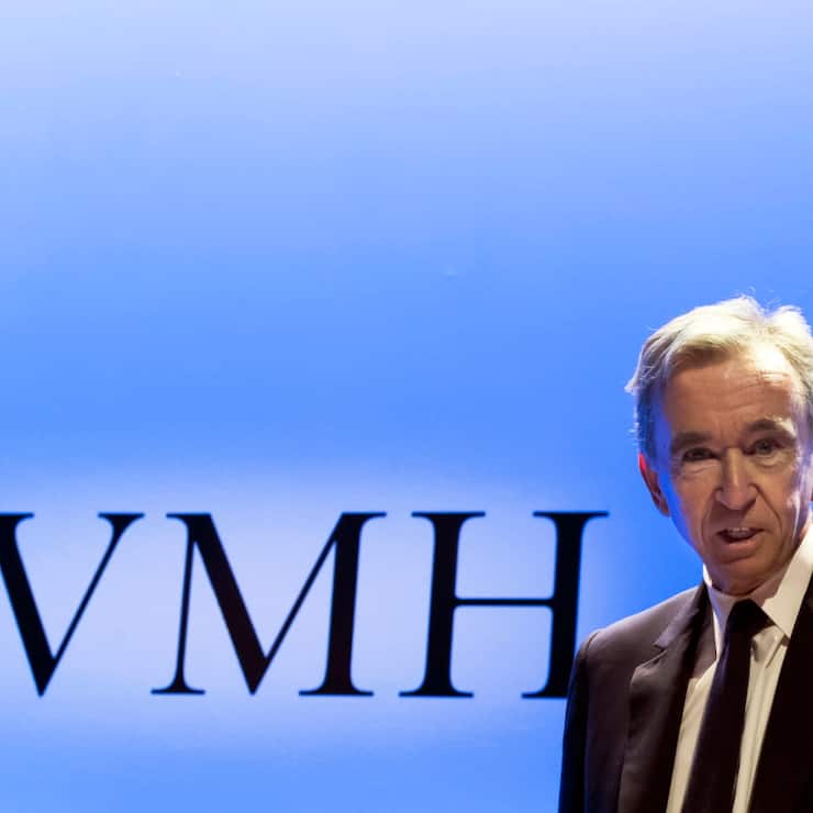 LVMH annonce une prise de participation au capital de la Manufacture La Joux-Perret. Ici, le directeur général du groupe de luxe français Bernard Arnault.