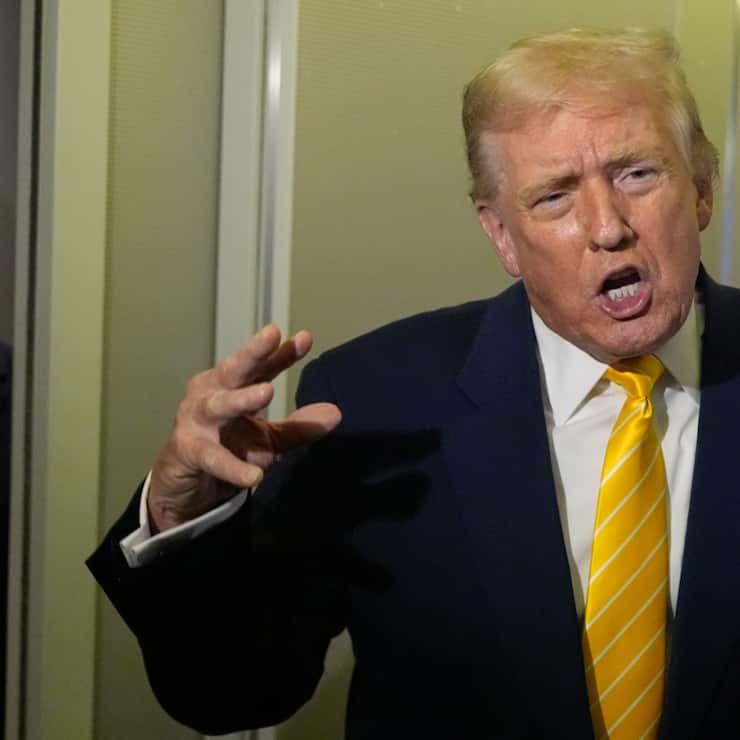 Le président américain Donald Trump s'était emporté contre une journaliste, à bord d'Air Force One.