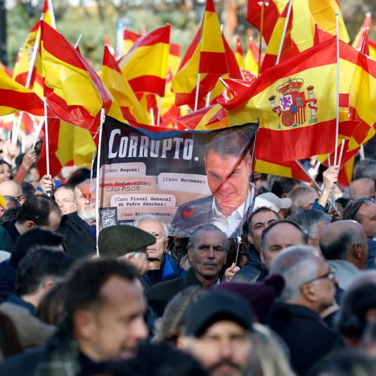Selon la préfecture de Madrid, 40'000 personnes étaient présentes dimanche au rassemblement.
