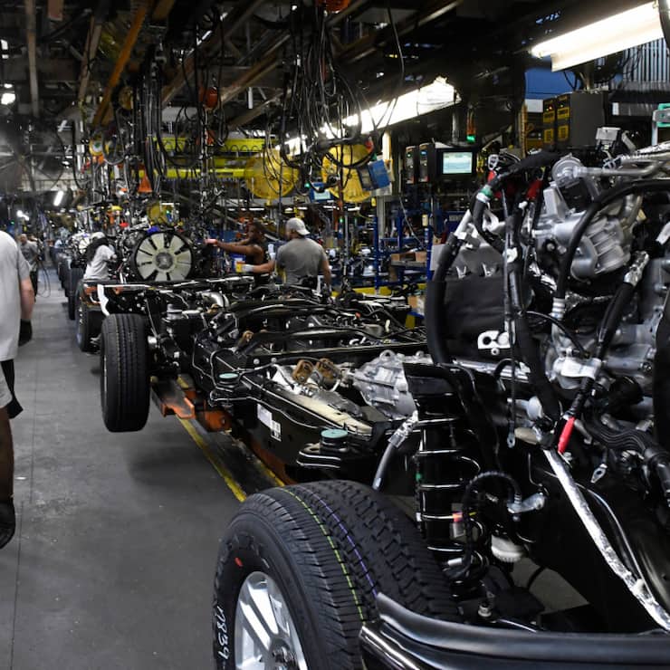 L'activité industrielle a continué à se contracter le mois dernier aux États-Unis. (archive)