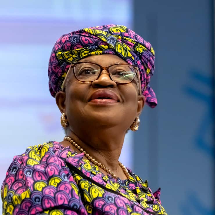 La directrice générale de l'Organisation mondiale du commerce (OMC) Ngozi Okonjo-Iweala demande aux membres d'utiliser les perturbations commerciales actuelles pour réformer l'entité (archives).