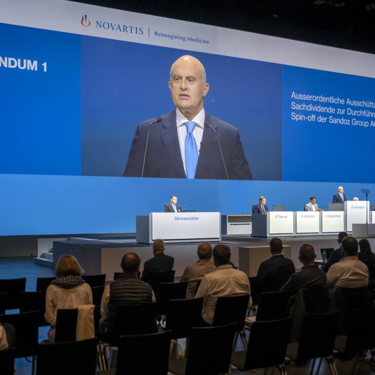 Actuel président de Sandoz et ex-patron de Firmenich, Gilbert Ghostin devrait reprendre la présidence de l'organe de surveillance de SGS à l'issue  de l'assemblée générale du 26 mars prochain (archives).