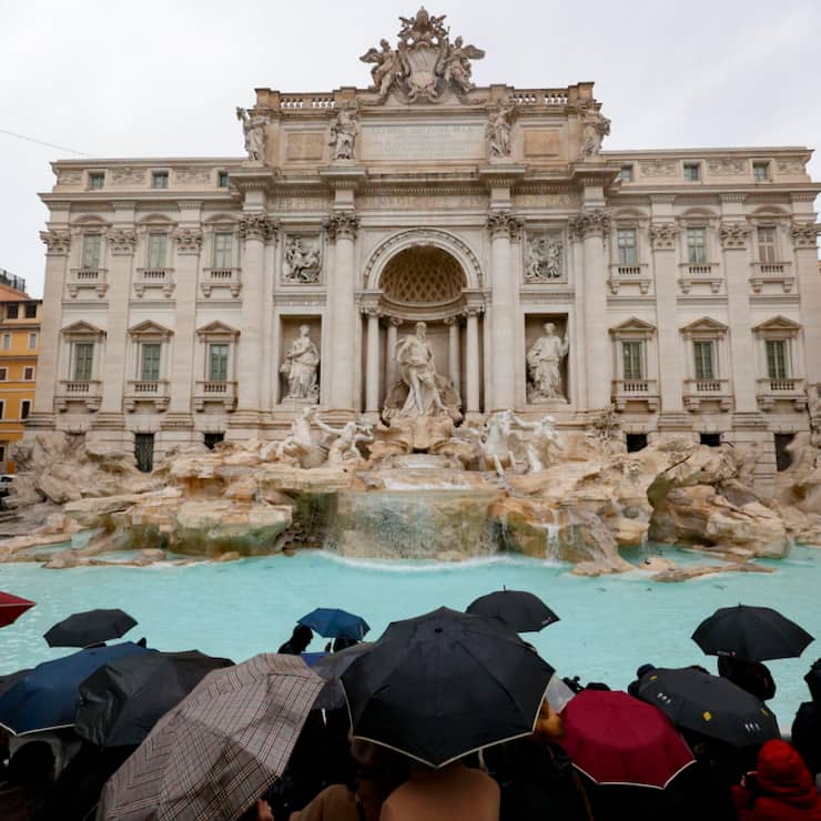 L'accès à la fontaine de Trevi à Rome va bientôt coûter deux euros pour les touristes (archives).