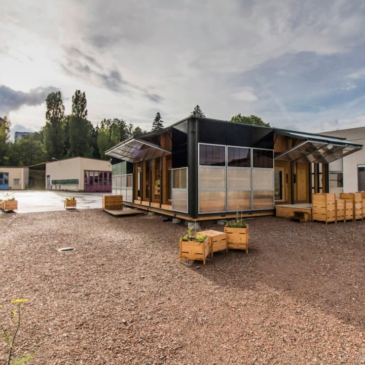 Le NeighborHub est une maison de quartier située au coeur du quartier d&#8217;innovation de Bluefactory à Fribourg.