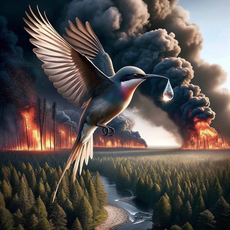 La légende du colibri, une allégorie pour faire sa part