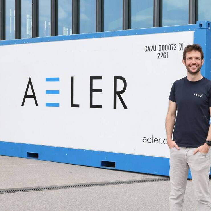 David Baur, cofondateur de la start-up Aeler