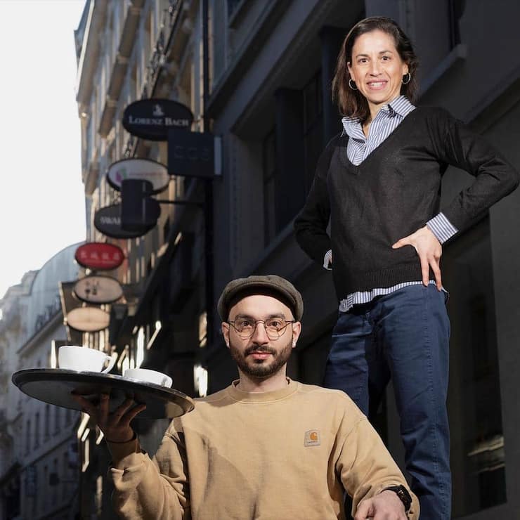 Nicolas Presti et Zeina Ahda